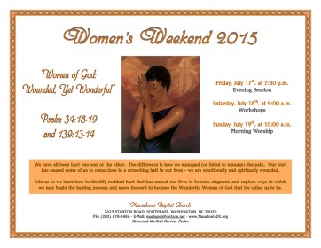 Women's Weekend 2015 Flier (final)